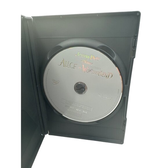 Disney Alice in Wonderland DVD 2010 Tim Burton Johnny Depp  Film Bonus Content - Picture 3 of 3